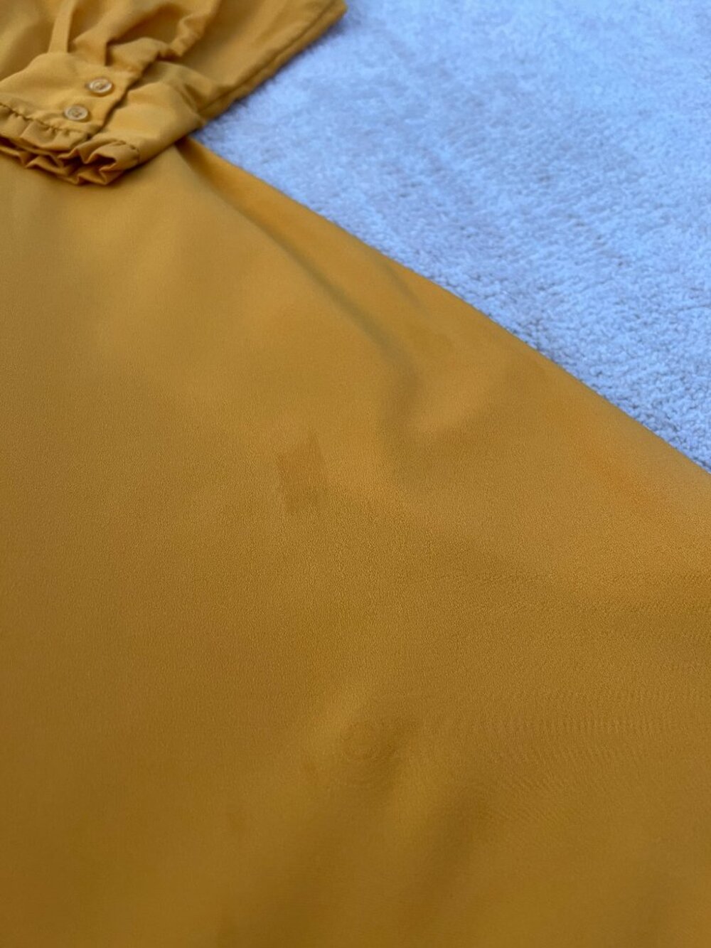 Eloquii Studio Yellow Ruffle Tie-Neck Dress Plus Size 14 - Picture 9 of 13